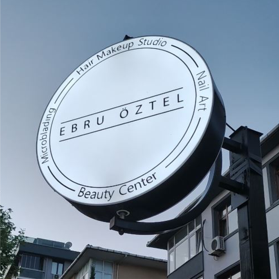 Motorlu Yuvarlak Fener Tabela